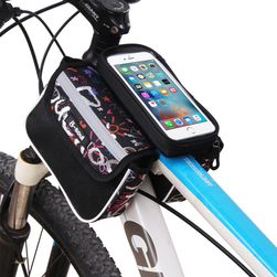 Geantă de bicicletă pe ambele părți cu husă pentru telefon