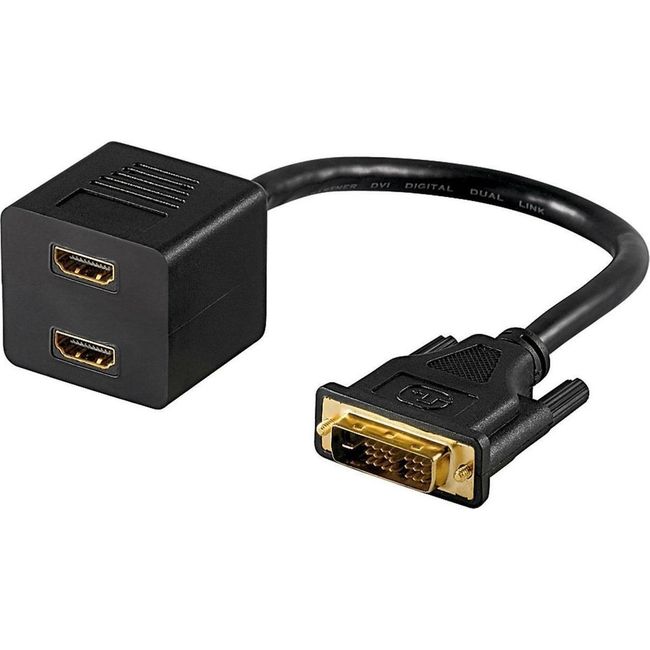 DVI - D Dual Link (m) - 2x HDMI (v) hub ZO_246325 1