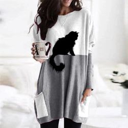 Rochie în design pulover pentru femei TF3383