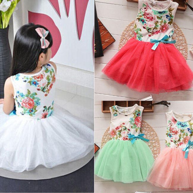 Cvetlične obleke za male princeske 1