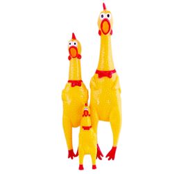 Пищяща гумена кокошка - 3 размера