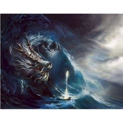 Számok szerinti festés Sea Monster