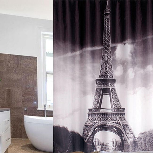 Závěs do sprchy - motiv Eiffelova věž 1