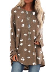 Дамски пуловер с дълъг ръкав EA_650703917990