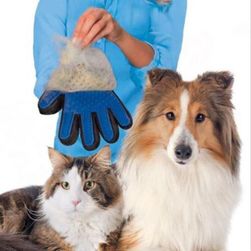 Silikonová rukavice na psí nebo kočičí srst