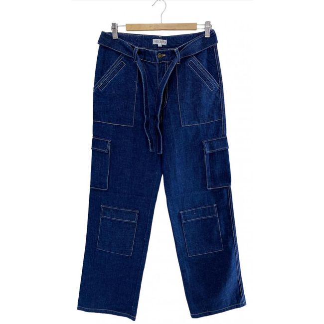 Pánske džínsy, WESTERN, s opaskom, veľkosť KALHOTY: ZO_932be370-a5fd-11ed-bf58-4a3f42c5eb17 1
