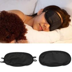 Čierna maska na oči na spanie