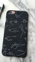 Carcasă de protecție din plastic pentru iPhone - constelație