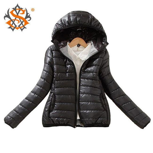 Wiosenna wąska kurtka w jasnych kolorach - 10 wariantów Czarny - rozmiar 5, Rozmiary XS - XXL: ZO_235593-XL 1