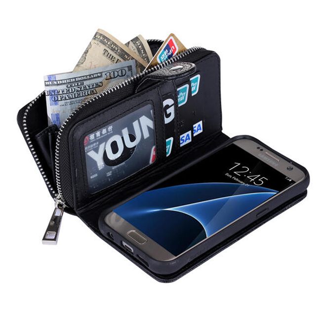 Večnamenska denarnica in etui 2 v 1 za Samsung Galaxy S7 1