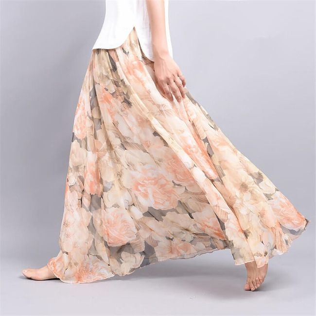 Ľahučká a vzdušná letné sukne - rôzne motívy 1