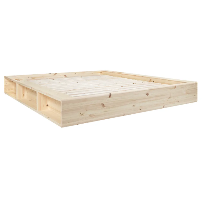 Dvoulůžková postel z borovicového dřeva s roštem 180x200 cm Ziggy – ZO_242320 1