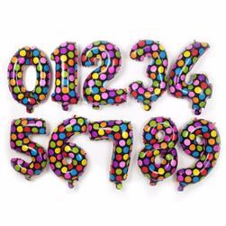 Hliníkové balónky s puntíky