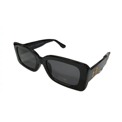 Slnečné okuliare čierne so zlatým vzorom ZO_274883