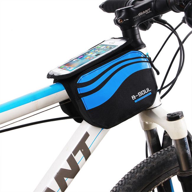 Kerékpáros táska telefon tokkal - 4 szín 1