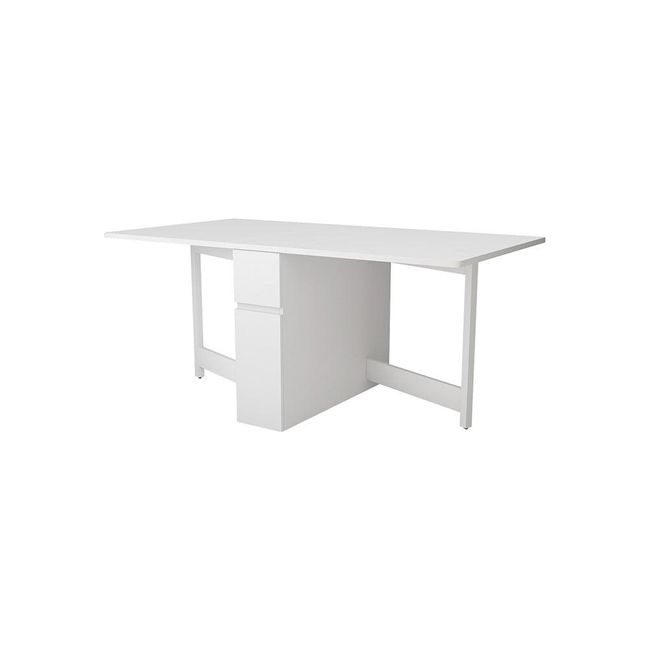 Biely skladací multifunkčný stôl Kungla ZO_98-1E1496 1