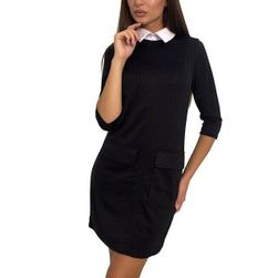Women's dress with a collar Lydia