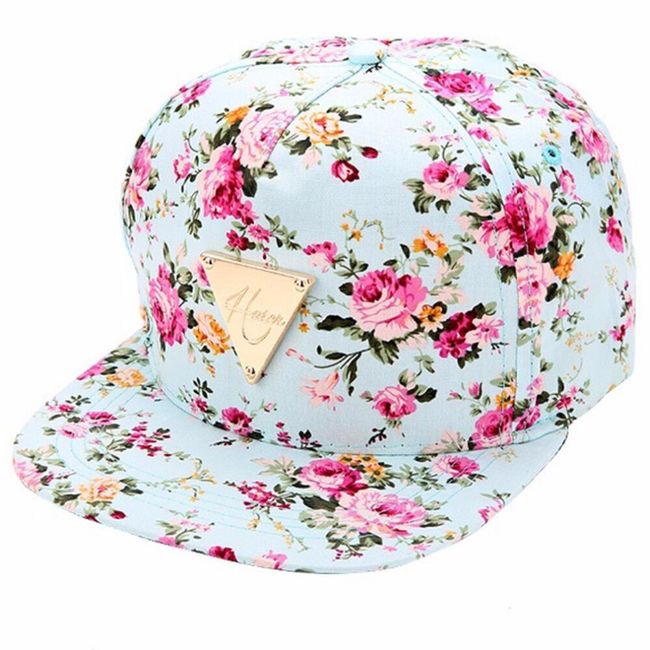 Damskie snapbacki w kwiaty - 4 warianty 1