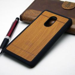 Tylna okładka z drewnianym wzorem dla Xiaomi Redmi Note 4 - 4 kolory