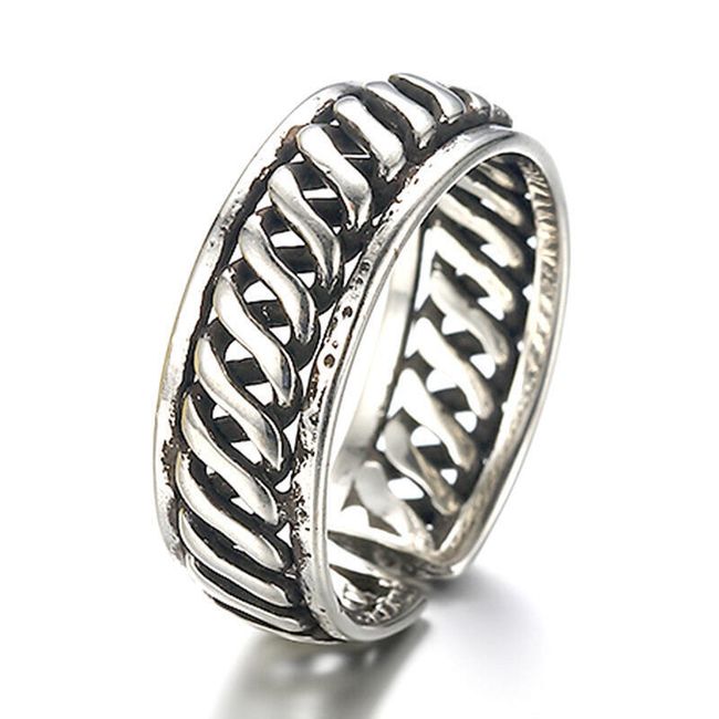 Ženski spiralni vintage prsten 1