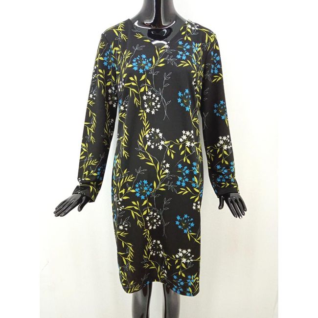 Sukienka damska kwiatowy wzór, materiał tekstylny rozmiar CONFECTION: ZO_257d0e18-17c7-11ed-9539-0cc47a6c9c84 1