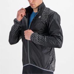 Jachetă sport pentru ciclism pentru bărbați, neagră - JACKET REFLECTIVE BLACK, Mărimi XS - XXL: ZO_206810-XL