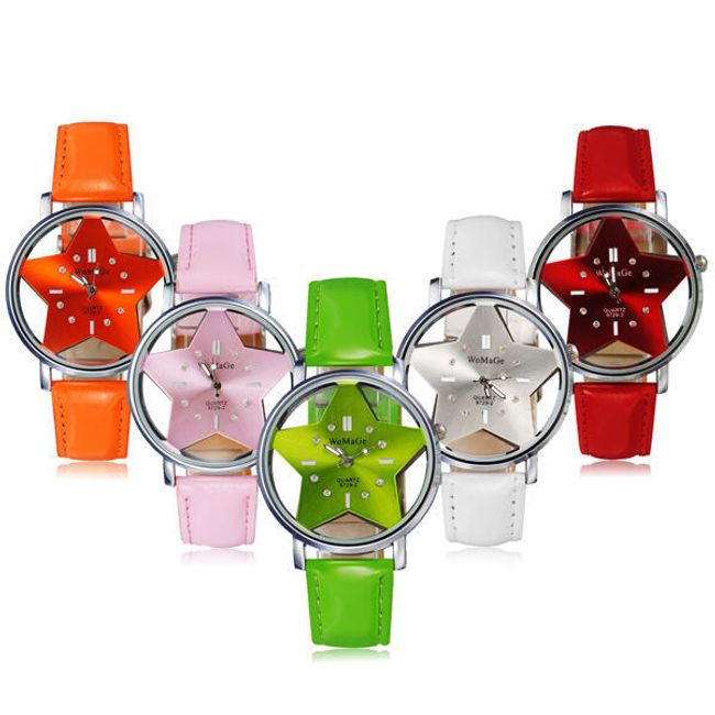 Dámské hodinky WoMaGe s hvězdicovým ciferníkem - v 5 barvách 1