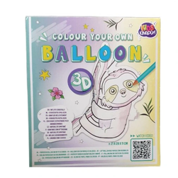 Papierový balón na 3D farbenie DIY Sloth ZO_272924