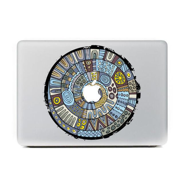 Samolepka na MacBook - Barevné vzorce 1