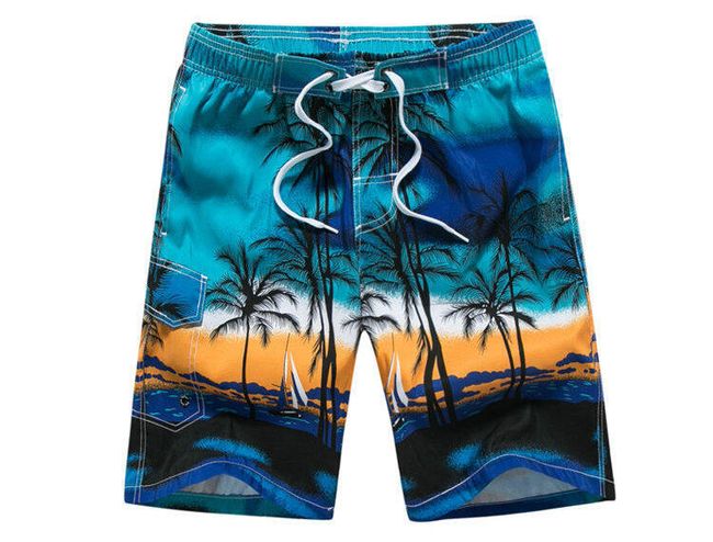 Plážové šortky s palmami - 2 varianty 1