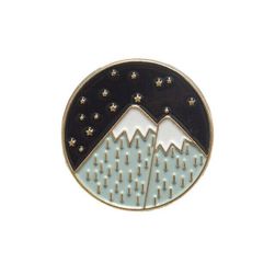Unisex brož Mountain