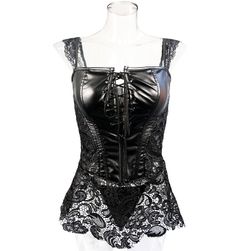 Corset sexy cu dantelă - 2 culori