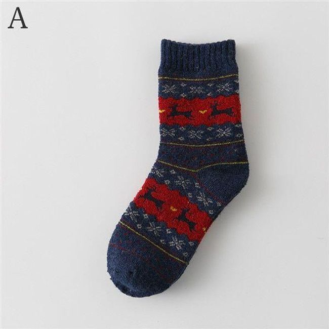 Zimné krásne vlnené 3D dámske bláznivé ponožky dámske tepelné teplé zvieracie vianočné ponožky SS_1005001998540564 1