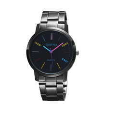 Unisex hodinky s barevným ciferníkem
