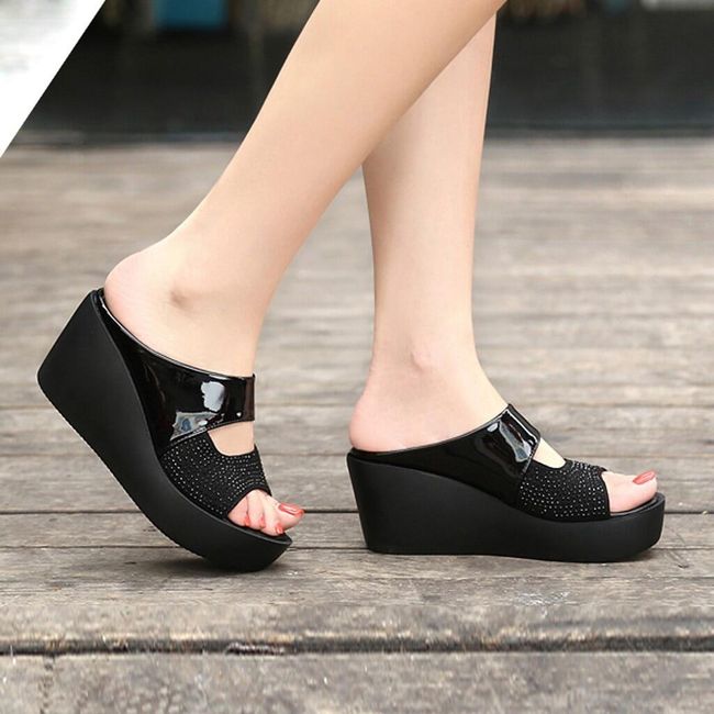 Women´s wedge heel mules Alla 1