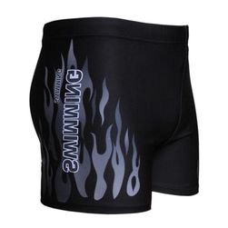 Мъжки къси панталони за плуване с пламъци - 3 цвята