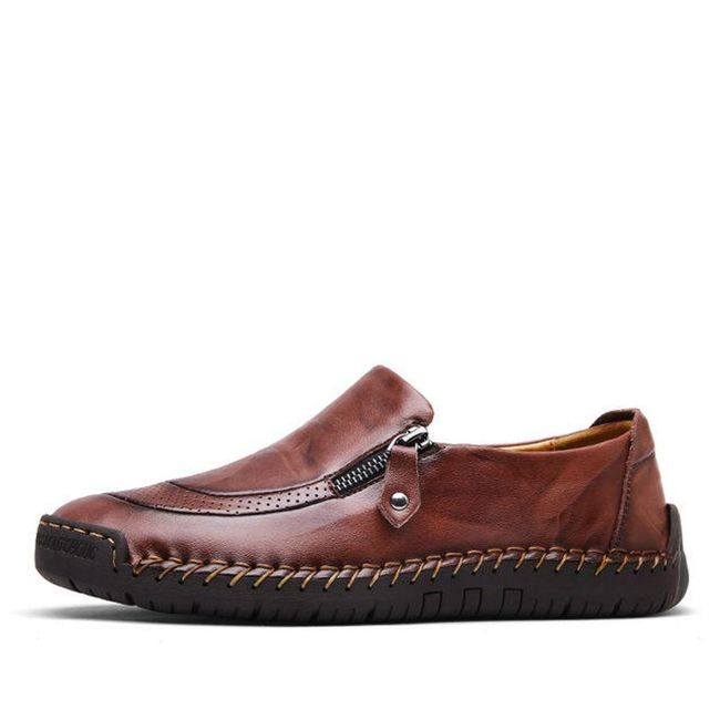 Мъжки мокасини Petr Dark brown - размер 6,5, Размери на обувките: ZO_231570-39 1