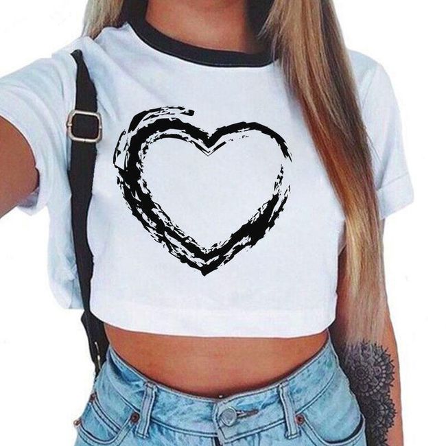 Damski crop top Pekalie 1