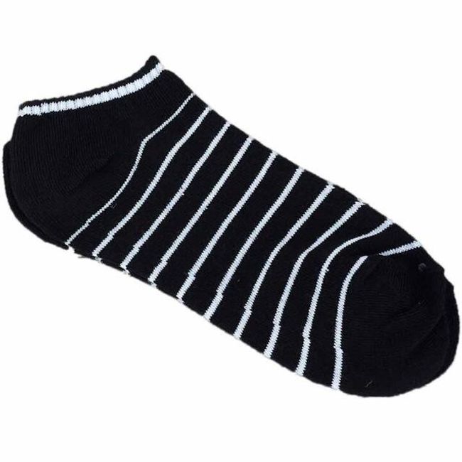 Unisex kotníkové ponožky s proužky 1