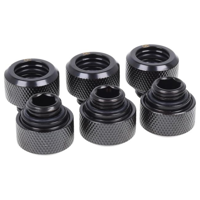 Eiszapfen 13mm fitinguri de compresie HardTube G1/4 - negru închis, 6 buc. ZO_179892 1