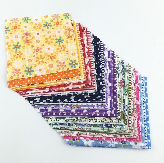 Material textil pentru patchwork - 30 bucăți 1
