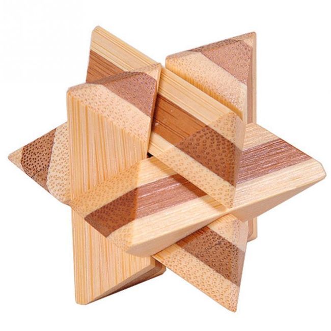 3D lesena sestavljanka - različne variante 1