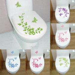 Samolepka na záchodové prkénko s motýlky