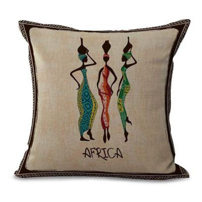 Povlak na vankúš - africké motívy 1