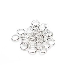 Kovové kroužky na výrobu šperků - 200 ks