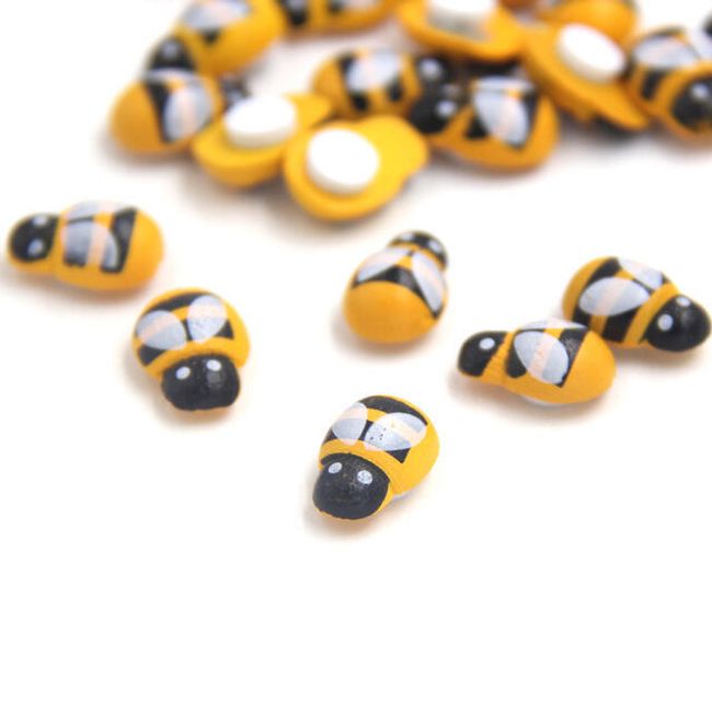 Drvene dekorativne mini pčelice - 100 komada 1