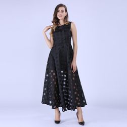 Rochie lungă pentru femei cu carouri - 4 mărimi