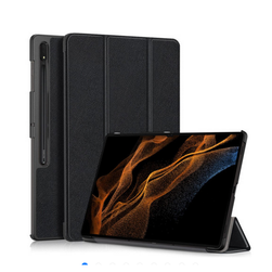Galaxy Tab S9 Ultra - интелигентен калъф от три части, черен ZO_243937