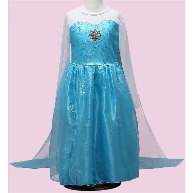 Niebieska sukienka dla księżniczki 1