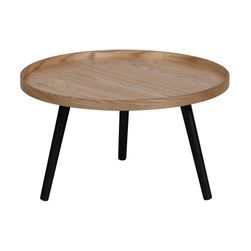 Măsuță de cafea Mesa, bej și negru, ø 60 cm ZO_98-1E5540